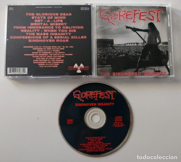CDs de m&uacute;sica: CD GOREFEST - THE EINDHOVEN INSANITY - Foto 2