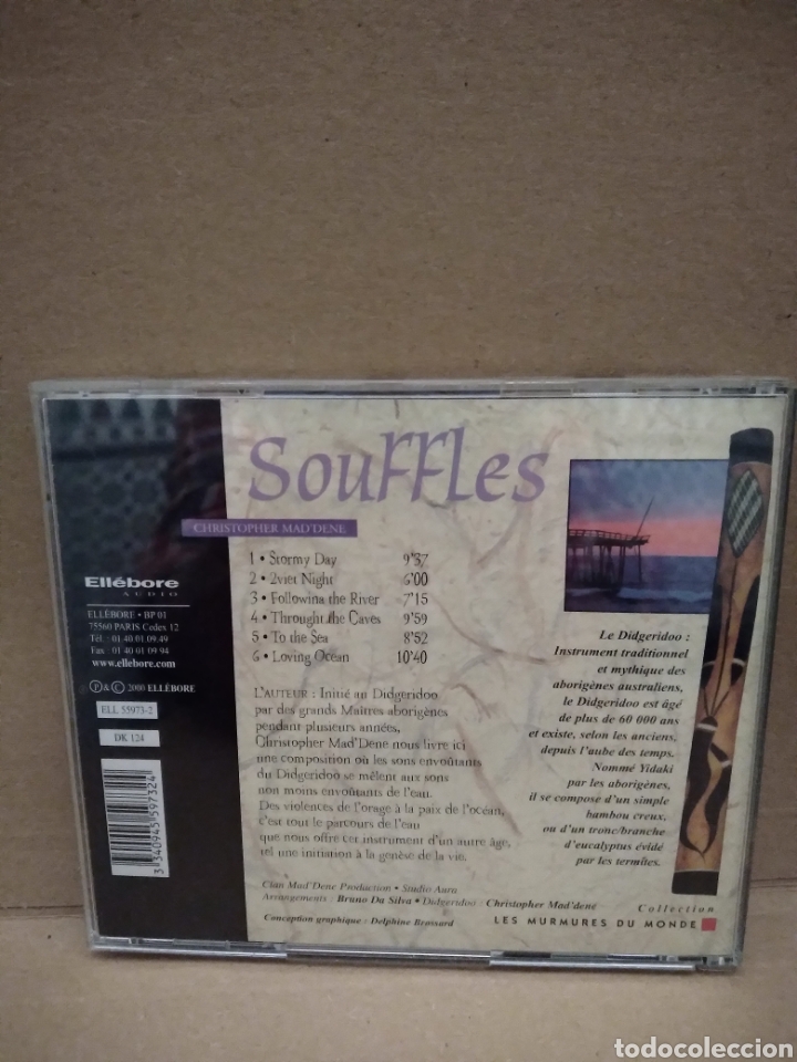 CDs de m&uacute;sica: SOUFFLES DIDGERIDOO - - Foto 2