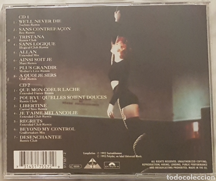 CDs de m&uacute;sica: 2 CD MYLENE FARMER - DANCE REMIXES - Foto 2