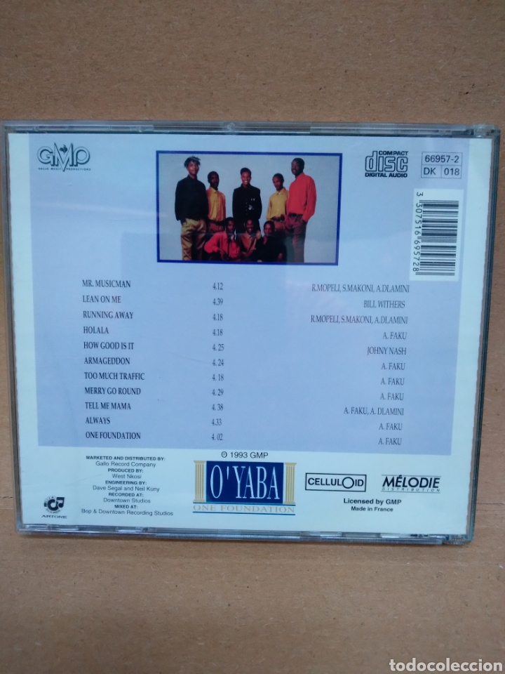 CDs de m&uacute;sica: OYABA - ONE FOUNDATION - FRANCIA. 93 - Foto 2