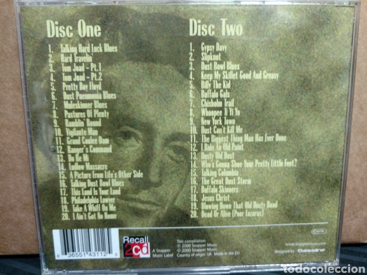 CDs de m&uacute;sica: Woody Guthrie - Ramblin Round (2xCD, Comp) - Foto 2