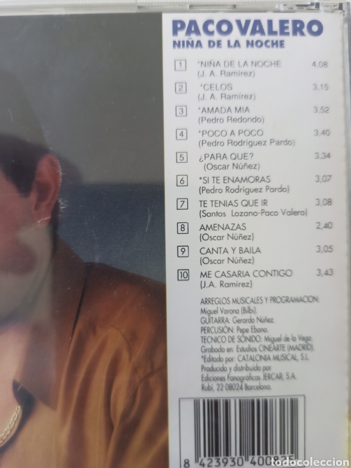 CDs de m&uacute;sica: Paco Valero - Lo digo con el alma - Foto 2