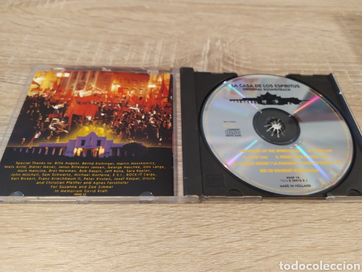 CDs de m&uacute;sica: BANDA SONORA LA CASA DE LOS ESP&Iacute;RITUS. B. S. O. - Foto 3