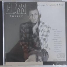 CDs de Música: PHILIP GLASS: SONGS FROM LIQUID DAYS. Lote 338661318