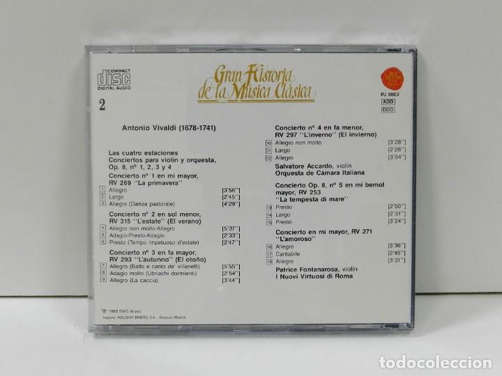 CDs de m&uacute;sica: DISCO CD. Vivaldi &ndash; Las Cuatro Estaciones. COMPACT DISC. - Foto 2