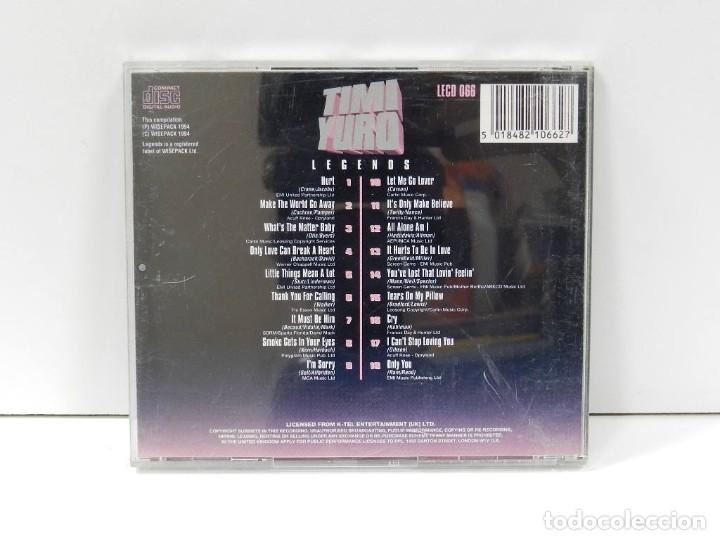 CDs de m&uacute;sica: DISCO CD. Timi Yuro &ndash; Legends. COMPACT DISC. - Foto 2