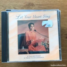CDs de Música: SWAMI CHIDVILASANANDA - LET YOUR HEART SING - CD SYDA FOUNDATION 1998 - TALK AND CHANT. Lote 338698633