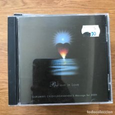 CDs de Música: GURUMAYI CHIDVILASANANDA - BELIEVE IN LOVE - CD DOBLE SYDA FOUNDATION 2000. Lote 338699943