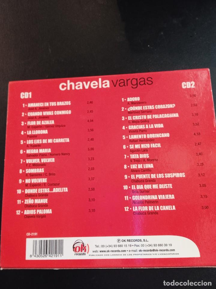 CDs de m&uacute;sica: CHAVELA VARGAS- 2 CD&acute;S - Foto 2