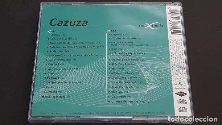 CDs de m&uacute;sica: 2 CD CAZUZA - SEM LIMITE - Foto 4