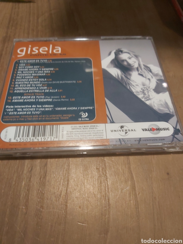 CDs de m&uacute;sica: VALE MUSUC GUSELA PARTE DE MI CD 2003 - Foto 2