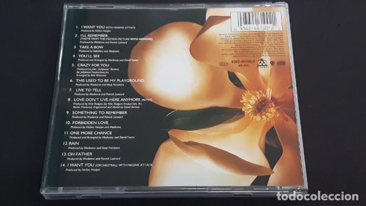 CDs de m&uacute;sica: CD MADONNA - SOMETHING TO REMEMBER - Foto 3
