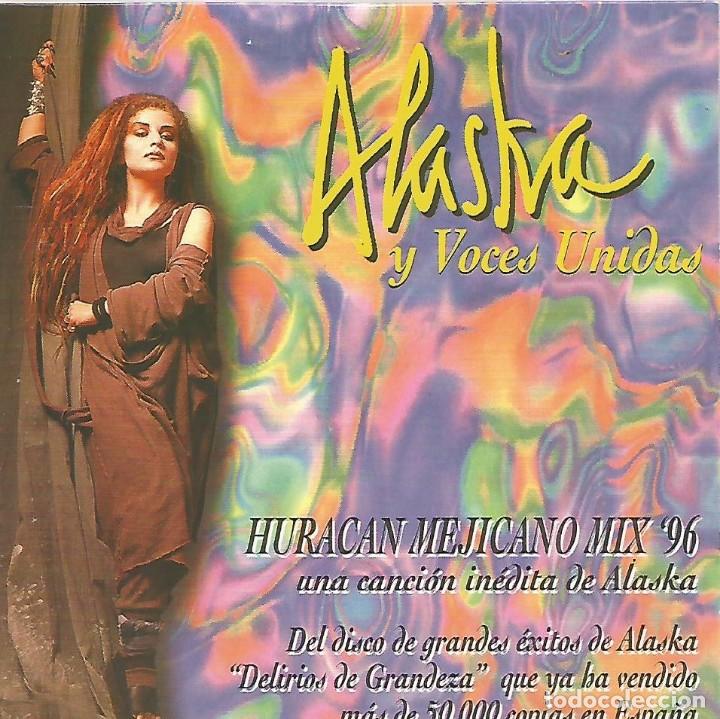 CDs de M&uacute;sica: ALASKA Y VOCES UNIDAS - HURACAN MEXICANO MIX 96 - CD SINGLE 2 TEMAS