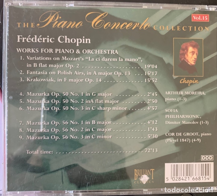 CDs de m&uacute;sica: Chopin cd piano concerto - Foto 2