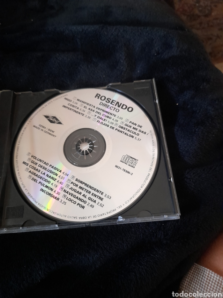 CDs de m&uacute;sica: CD de Rosendo, Directo - Foto 3
