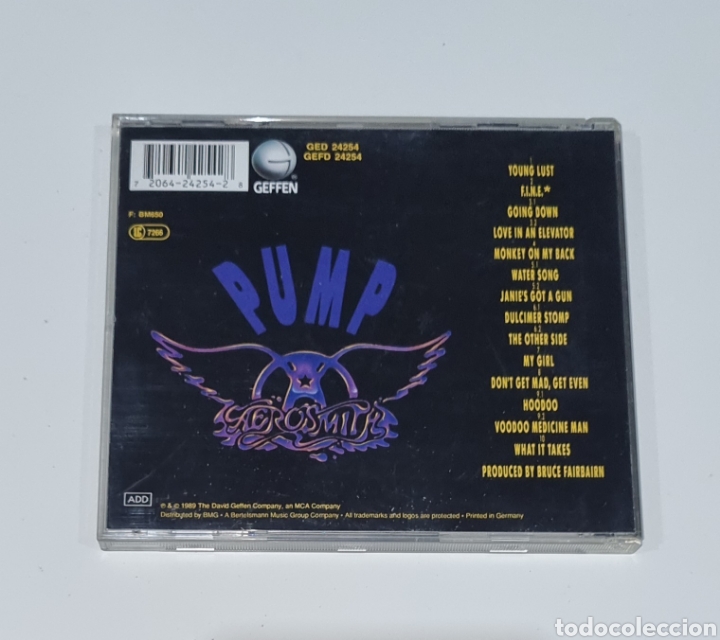 CDs de m&uacute;sica: AEROSMITH / CD 1989 / PUMP - Foto 3