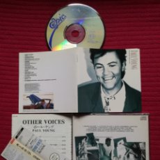 CDs de Música: PAUL YOUNG: OTHER VOICES. CD AOR, EDICIÓN ORIGINAL 1990 CBS. MADE IN JAPAN.. Lote 339355038
