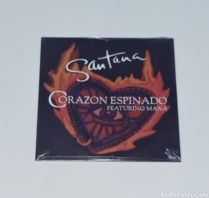 CDs de m&uacute;sica: SANTANA feat MAN&Aacute; / CD SINGLE / CORAZ&Oacute;N ESPINADO - Foto 1