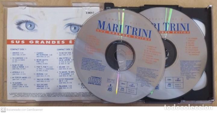 CDs de m&uacute;sica: MARI TRINI (SUS GRANDES EXITOS) 2 CDs 1993 - Foto 3