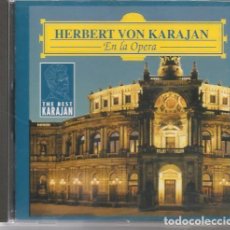 CDs de Música: HERBERT VON KARAJAN,EN LA OPERA CD VARIOS TEMAS EDICION ESPAÑOLA DEL 94 MIRAR FOTO ADICIONAL. Lote 339848548