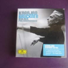 CDs de Música: BRUCKNER - KARAJAN - FILARMONICA DE BERLIN ‎– 9 SINFONIAS - CAJA DE 9 CD + LIBRETO - DIRIA Q SIN USO. Lote 339914773