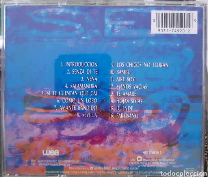 CDs de m&uacute;sica: MIGUEL BOSE. DIRECTO 90. - Foto 2