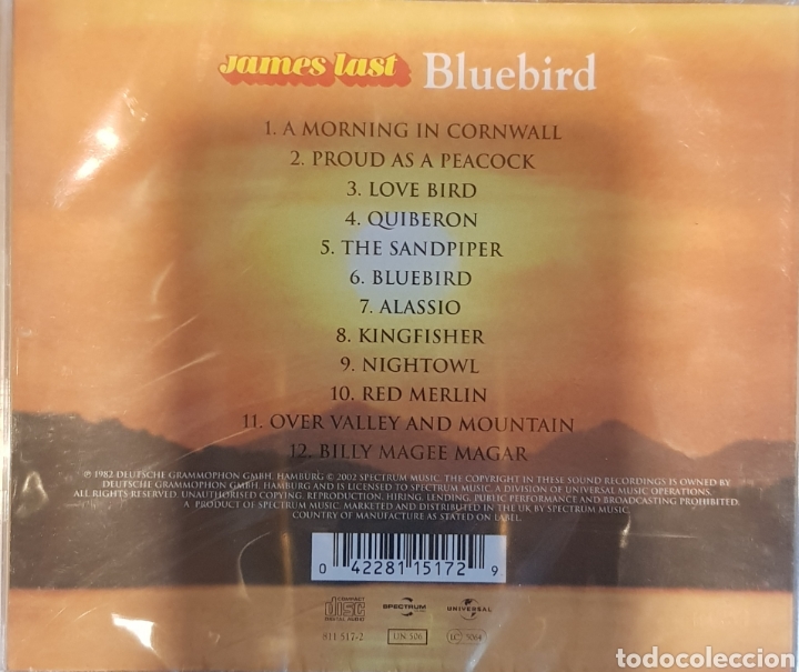 CDs de m&uacute;sica: JAMEST LAST BLUEBIRD - Foto 2