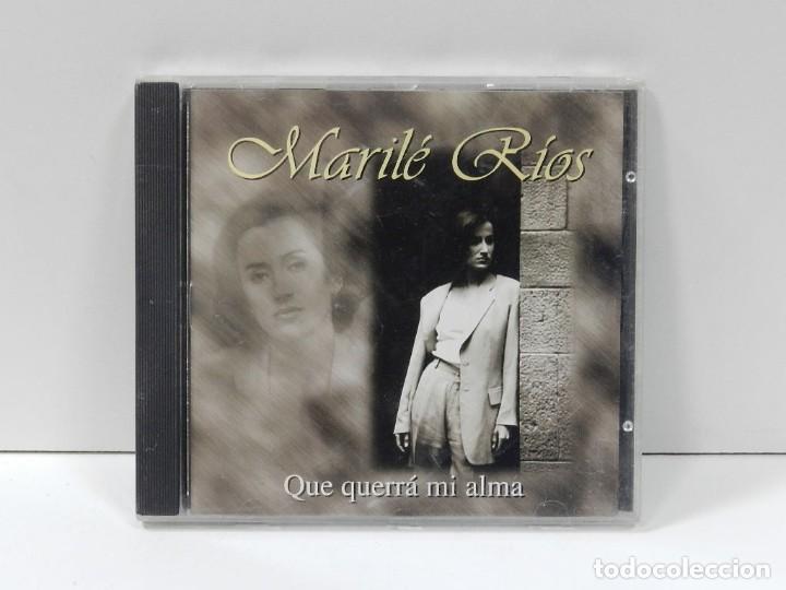 CDs de m&uacute;sica: DISCO CD. Maril&eacute; R&iacute;os &ndash; Que Querr&aacute; Mi Alma. COMPACT DISC. - Foto 1