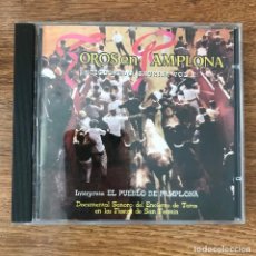 CDs de Música: EL PUEBLO DE PAMPLONA - TOROS EN PAMPLONA - ENCICLOPEDIA TAURINA VOL. 2 (1959) - CD HISPAVOX 1996. Lote 340134453