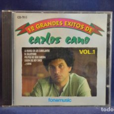 CDs de Música: CARLOS CANO - 12 GRANDES ÉXITOS DE CARLOS CANO VOL. 1 - CD. Lote 340165618