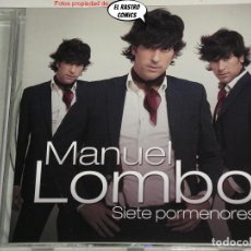 CDs de Música: MANUEL LOMBO, SIETE PORMENORES, CD COLISEUM, SENADOR, 2008. Lote 340168993