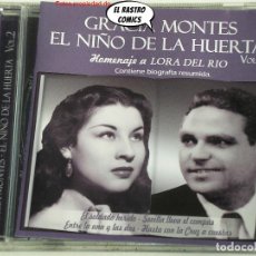 CDs de Música: GRACIA MONTES, EL NIÑO DE LA HUERTA, HOMENAJE A LORA DEL RÍO, VOL 2, CD, MUY BUEN ESTADO. Lote 340189823
