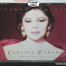 CDs de Música: ISABEL PANTOJA, LA CANCIÓN ESPAÑOLA, LUIS COBOS, DOBLE, 2 CD, RCA, 1990, EXCELENTE ESTADO. Lote 340193658