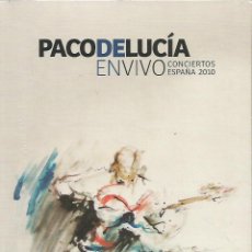 CDs de Música: PACO DE LUCIA - EN VIVO - CONCIERTOS ESPAÑA 2010 PACK CON 2 CD + 1 DVD PRECINTADO. Lote 340206523