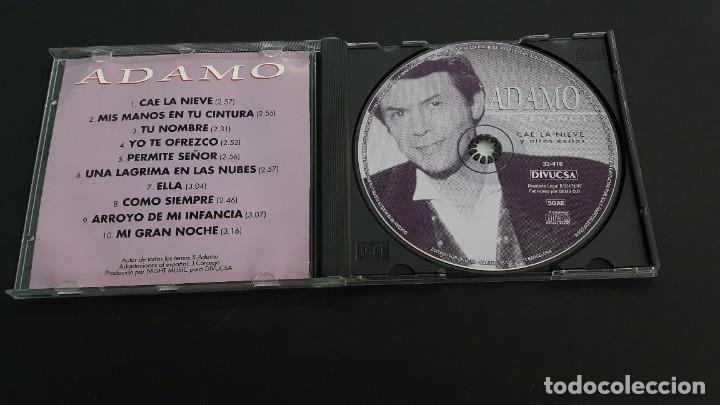 CDs de m&uacute;sica: CD ADAMO - CAE LA NIEVE - EN ESPA&Ntilde;OL - Foto 2