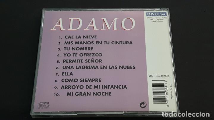 CDs de m&uacute;sica: CD ADAMO - CAE LA NIEVE - EN ESPA&Ntilde;OL - Foto 3