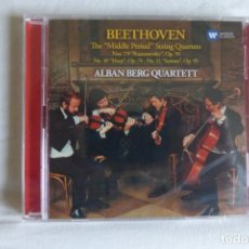 CDs de Música: BEETHOVEN - LOS CUARTETOS INTERMEDIOS DE CUERDA (ALBAN BERG QUARTET) WARNER, 2 CDS PRECINTADO. Lote 340386863