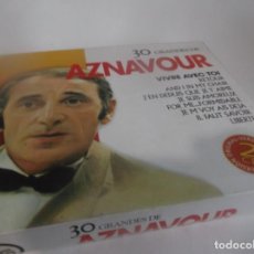 CDs de Música: PACK-DOBLE CD-30 GRANDES EXITOS DE CHARLES AZNAVOUR - CD/1 .15 TEMAS..CD/2 .15 TEMAS