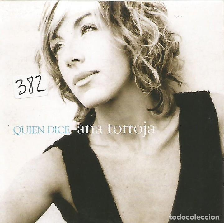 CDs de m&uacute;sica: ANA TORROJA - QUIEN DICE CD SINGLE 1 TEMA - Foto 1