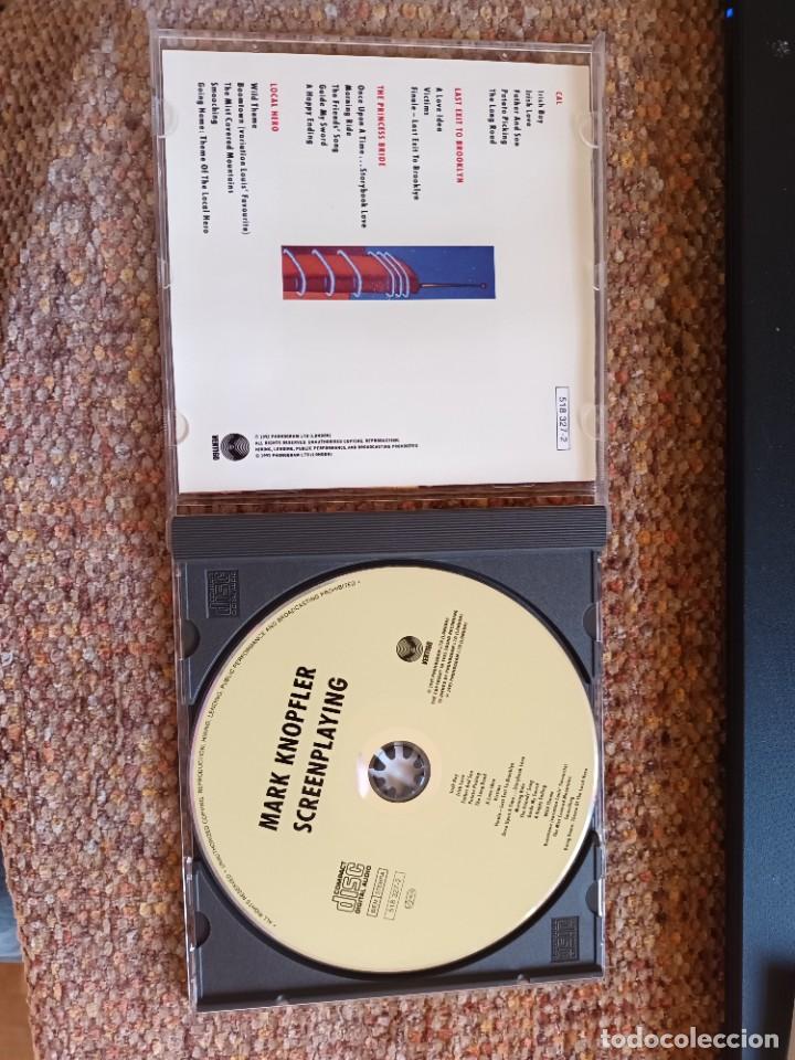 CDs de m&uacute;sica: Mark Knopfler , Screenplaying , CD 1993 estado impecable. - Foto 3