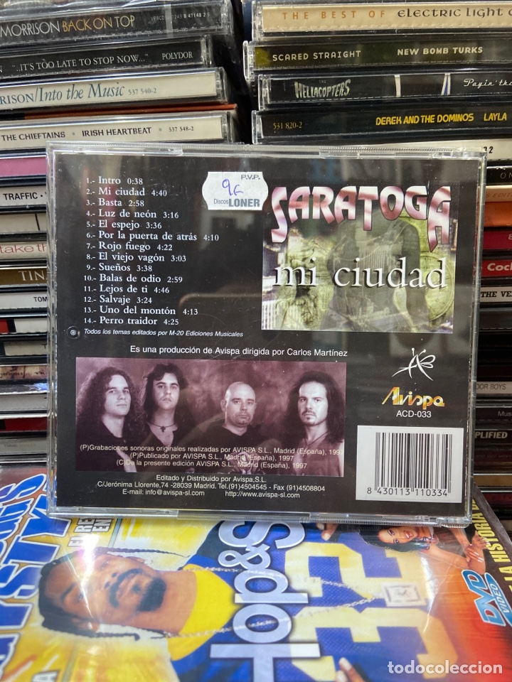 CDs de m&uacute;sica: Saratoga mi ciudad - Foto 2