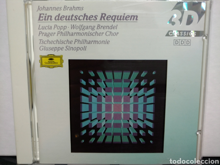 CDs de m&uacute;sica: Brahms - Giuseppe Sinopoli - Ein Deutsches Requiem (CD) - Foto 1