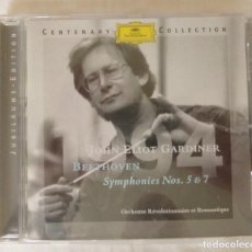 CDs de Música: BEETHOVEN - SINFONÍAS 5 Y 7 (ORQUESTA REVOLUCIONARIA Y ROMÁNTICA - JOHN ELIOT GARDINER). Lote 340864038