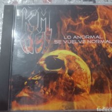 CDs de Música: CD KM19 - LO ANORMAL SE VUELVE NORMAL USADO. HEAVY METAL ARGENTO!!!. Lote 340885688