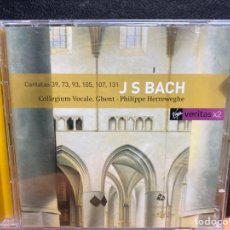 CDs de Música: BACH - COLLEGIUM VOCALE, GHENT · PHILIPPE HERREWEGHE - CANTATAS 39, 73, 93, 105, 107, 131 (2XCD). Lote 340914388