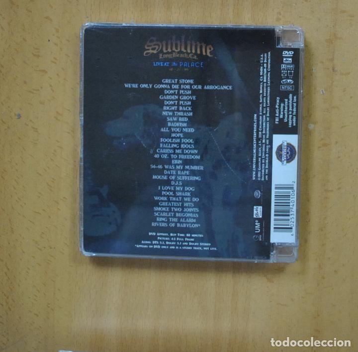 CDs de m&uacute;sica: SUBLIME - LIVE AT THE PALACE - CD - Foto 2