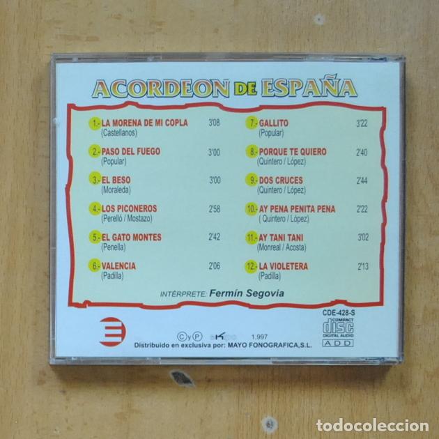 CDs de m&uacute;sica: VARIOS - ACORDEON DE ESPA&Ntilde;A - CD - Foto 2