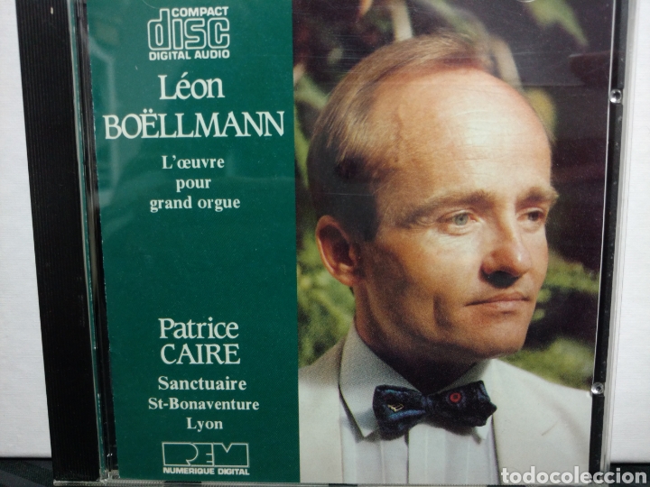 CD de M&uacute;sica: L&eacute;on Bo&euml;llmann - Patrice Caire - L'&OElig;uvre Pour Grand Orgue (CD, Album)