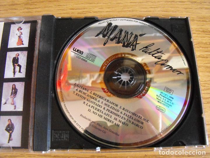 CDs de m&uacute;sica: MAN&Aacute;. Falta amor. WEA. - Foto 2
