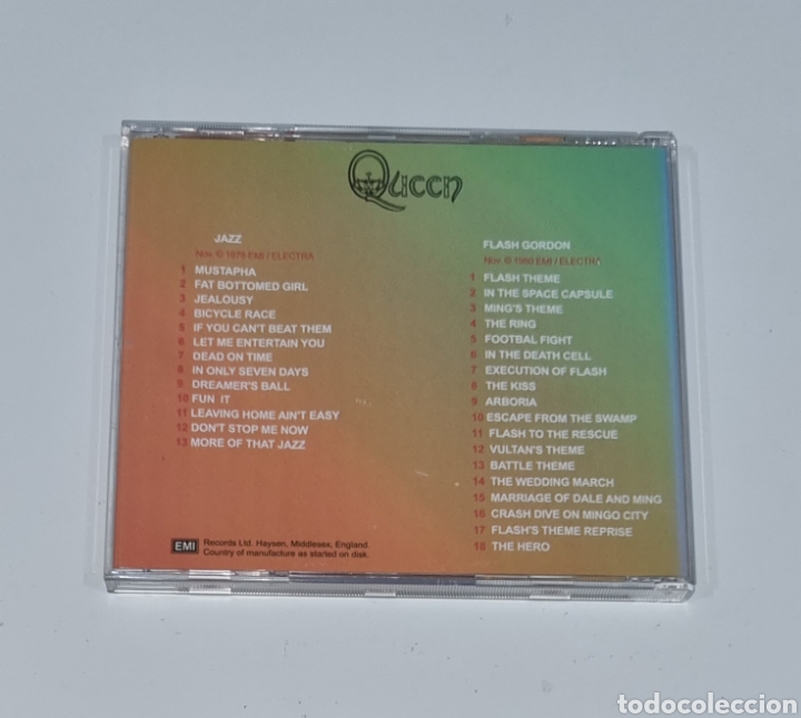 CDs de m&uacute;sica: QUEEN / CD EDICI&Oacute;N RUSA / JAZZ - FLASH GORDON - Foto 3
